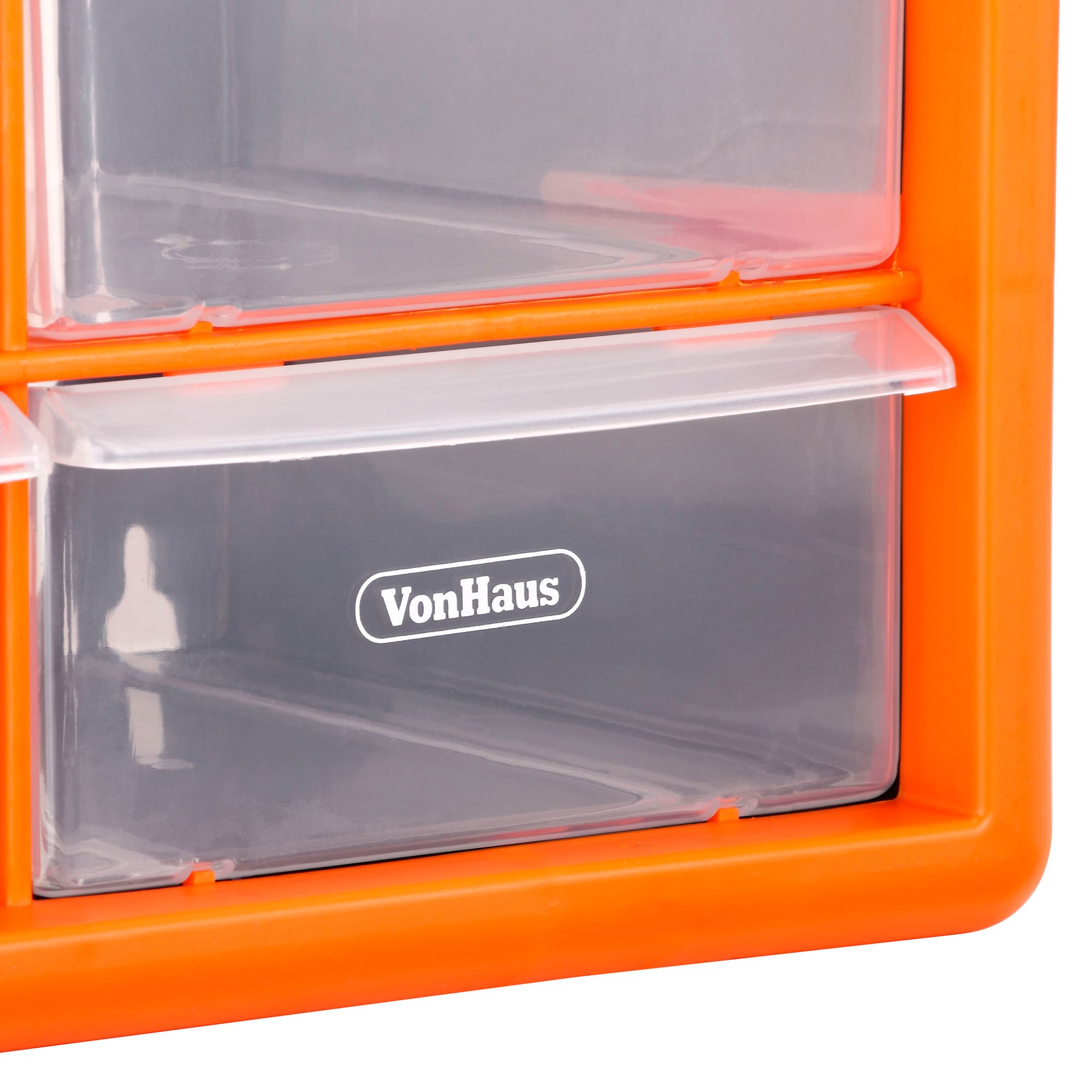 VonHaus Organizer 12 Cassetti Viti 26,7x16x23,5 cm Plastica
