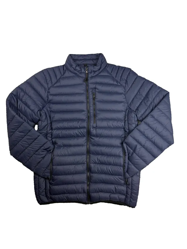 King's Road giacca imbottita uomo navy antivento