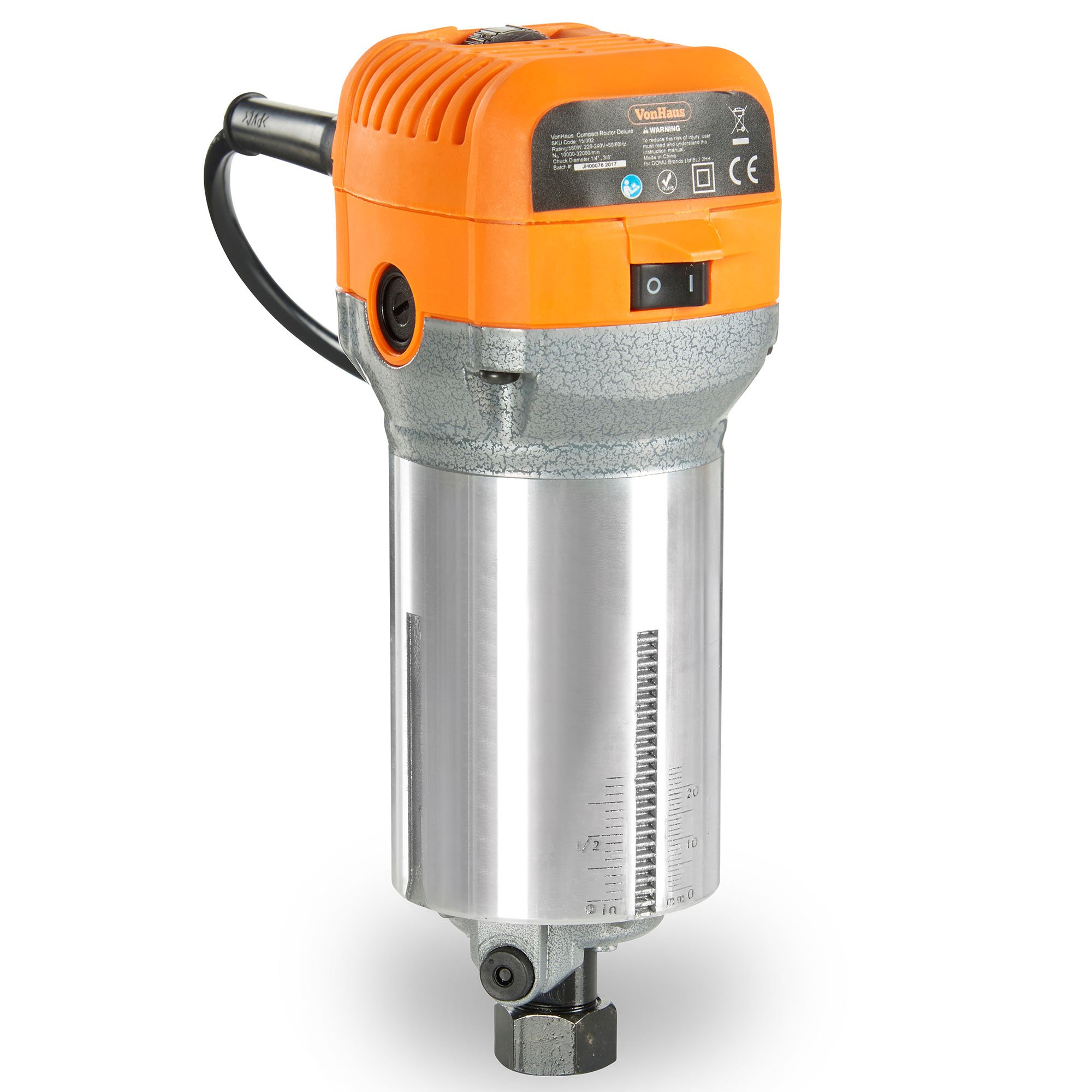 VonHaus Fresatrice Verticale 710W 3 Pinze 6-8 mm