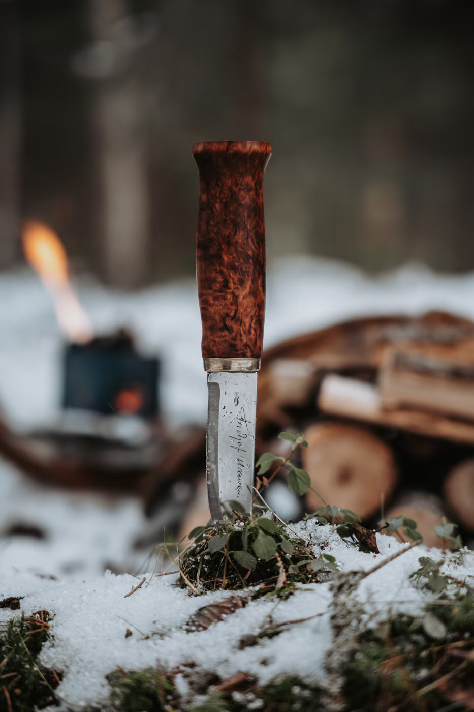 Brusletto Nansen Coltello Outdoor Lama Inox Manico Ergonomico