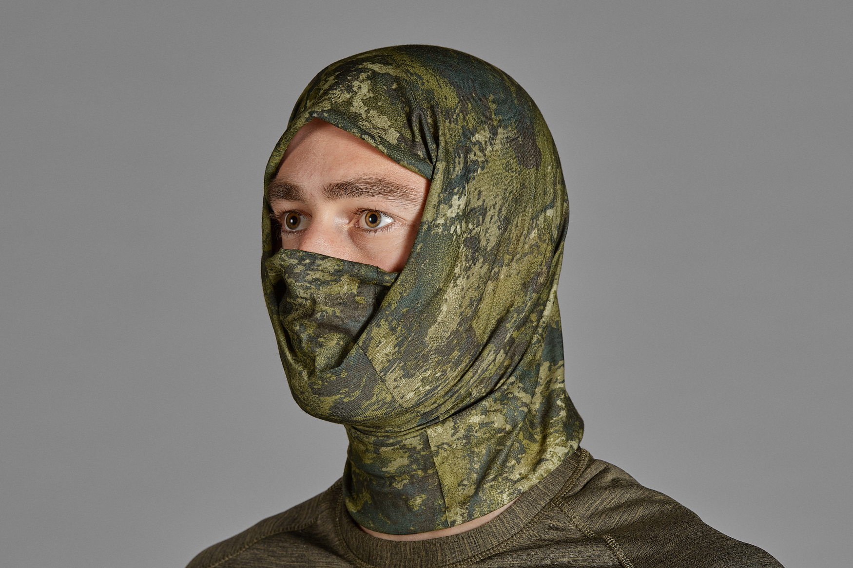 Seeland scaldacollo 2-pack verde mimetico stretch