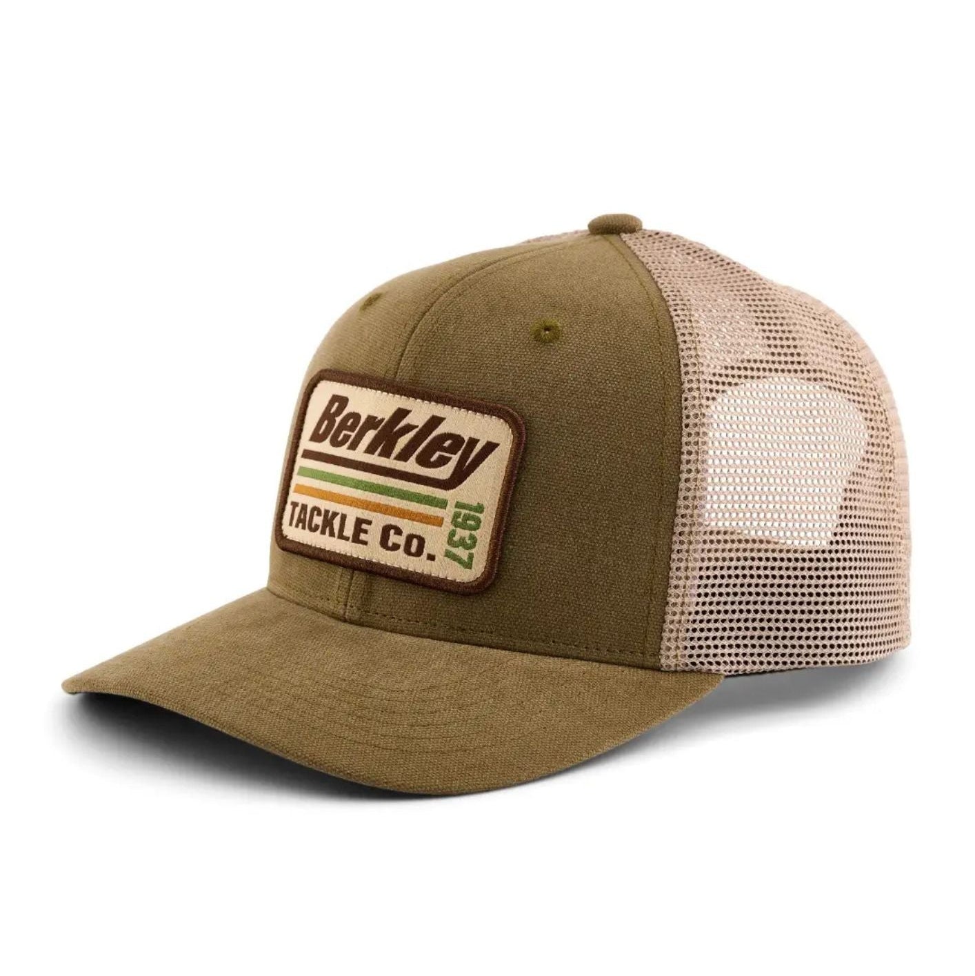 Berkley Striper Trucker Cappello Pesca Marrone Canvas