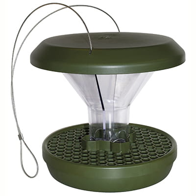 Ryom Smart Birds mangiatoia uccelli 2 scomparti verde