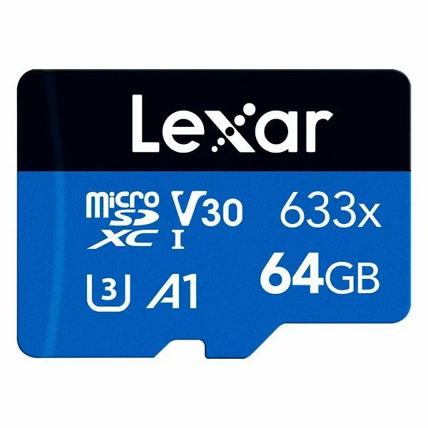 Lexar Scheda MicroSD 64 GB per fototrappole e action cam