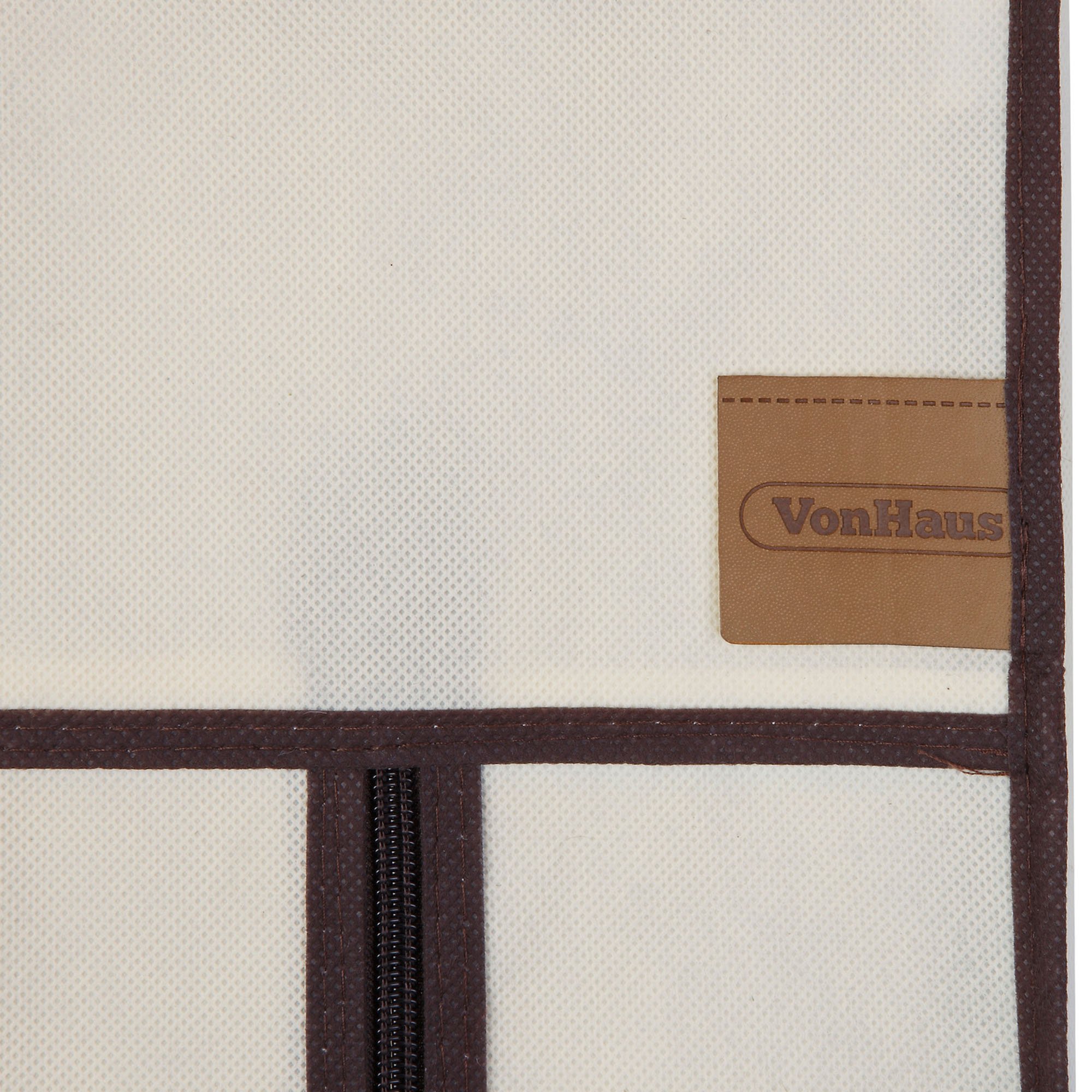 Vonhaus Armadio Tela Beige 110x45x175 cm