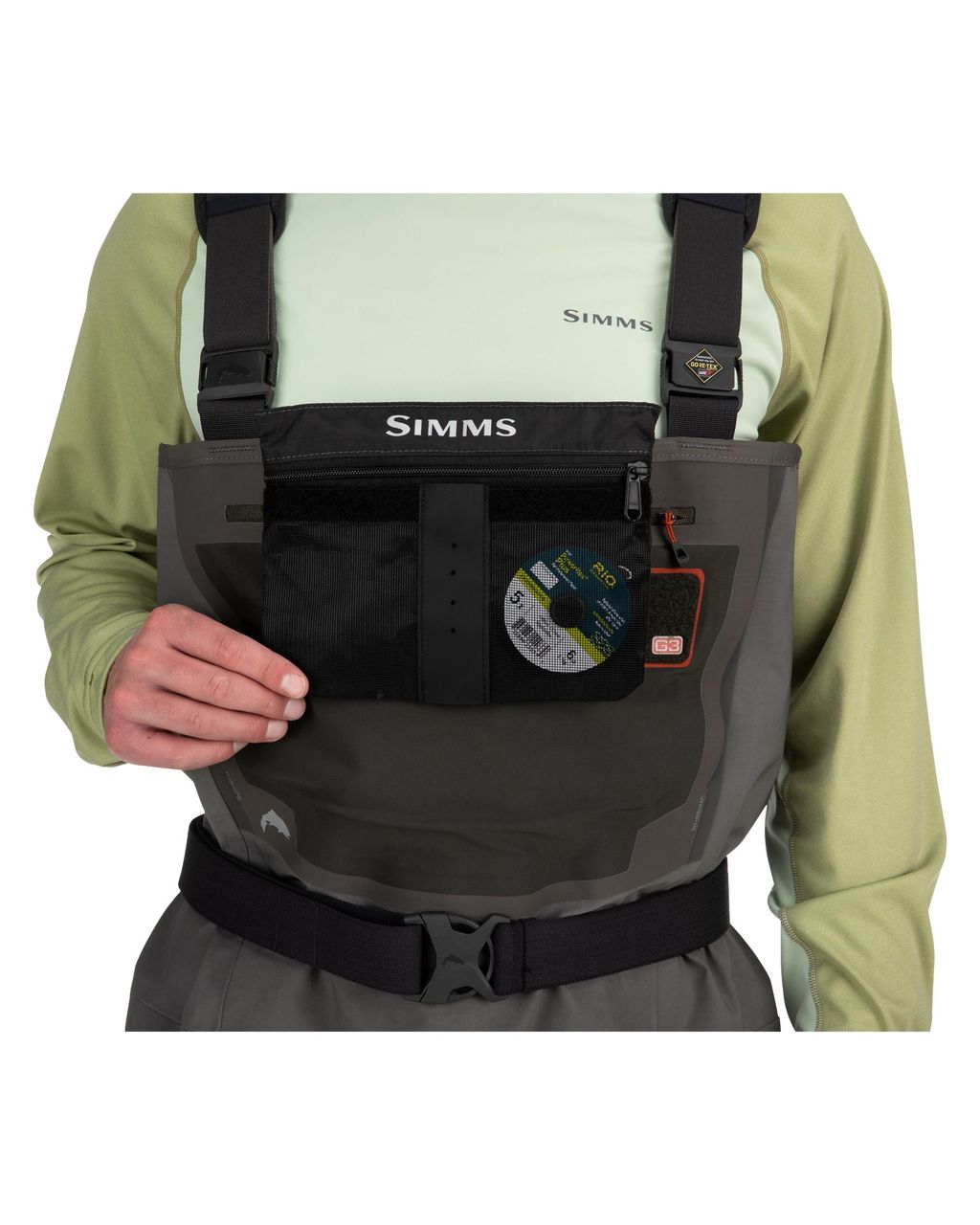 Simms G3 Guide waders pesca traspiranti Gunmetal Gore-Tex
