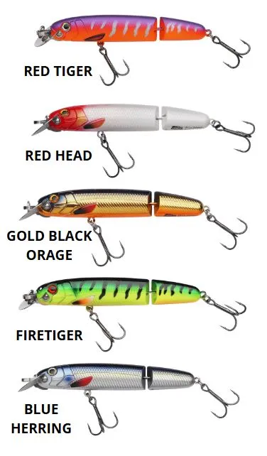 Abu Garcia Hi-Lo Jointed wobbler sinking 9 cm 12 g Red Tiger