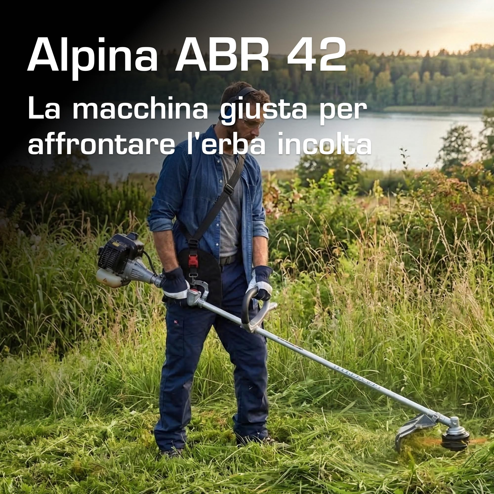 Alpina ABR 42 decespugliatore a scoppio 42,7 cc Tap&Go
