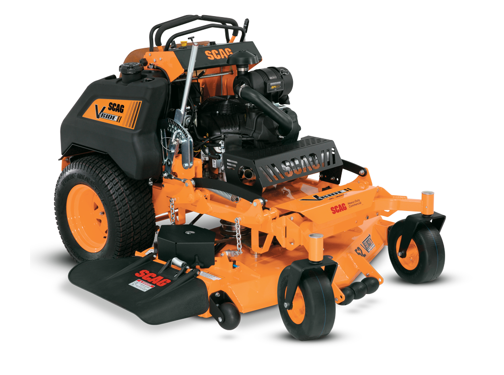 Scag V-Ride II rasaerba stand-on in piedi