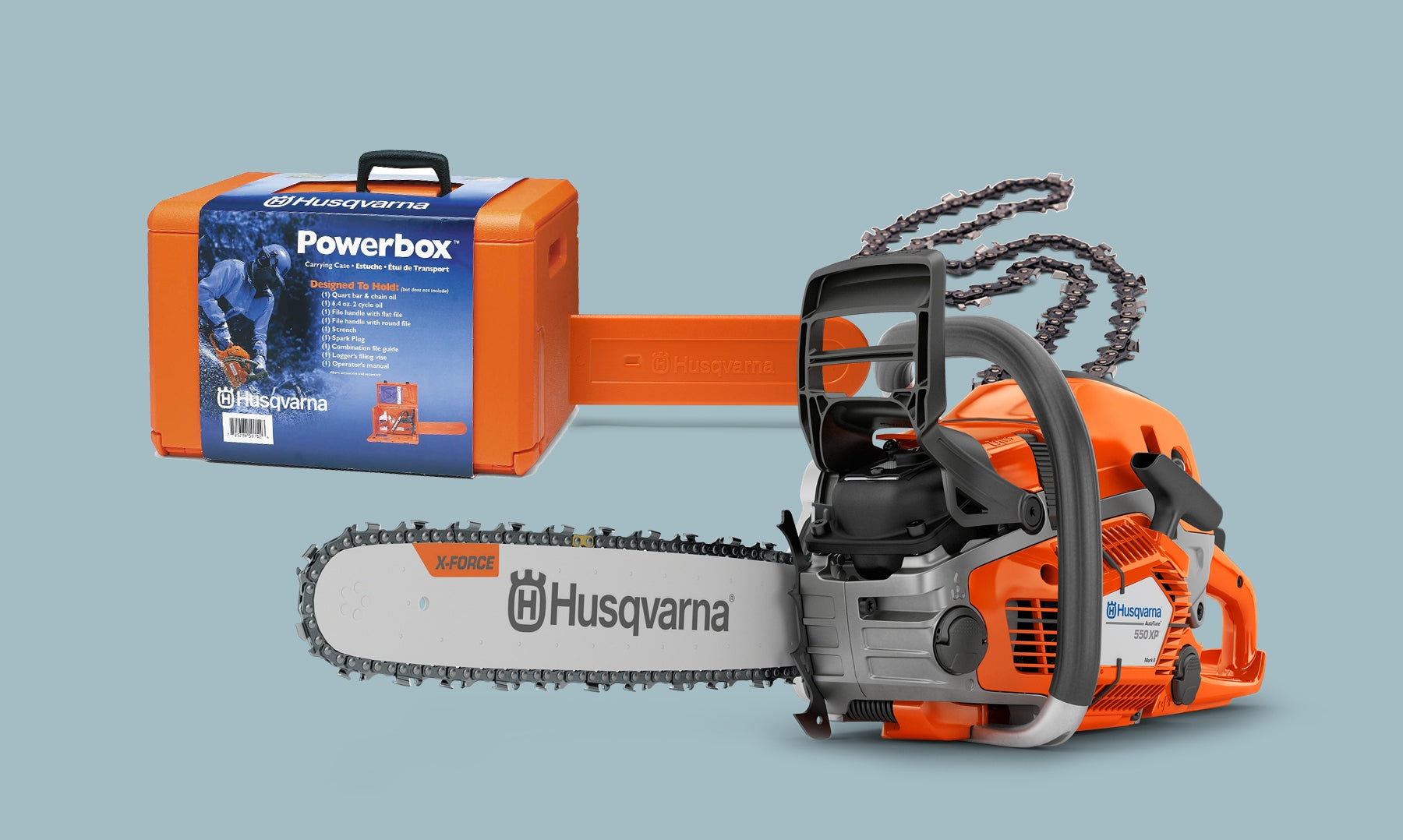 Husqvarna Power Box cassa motosega HDPE fino a 20"