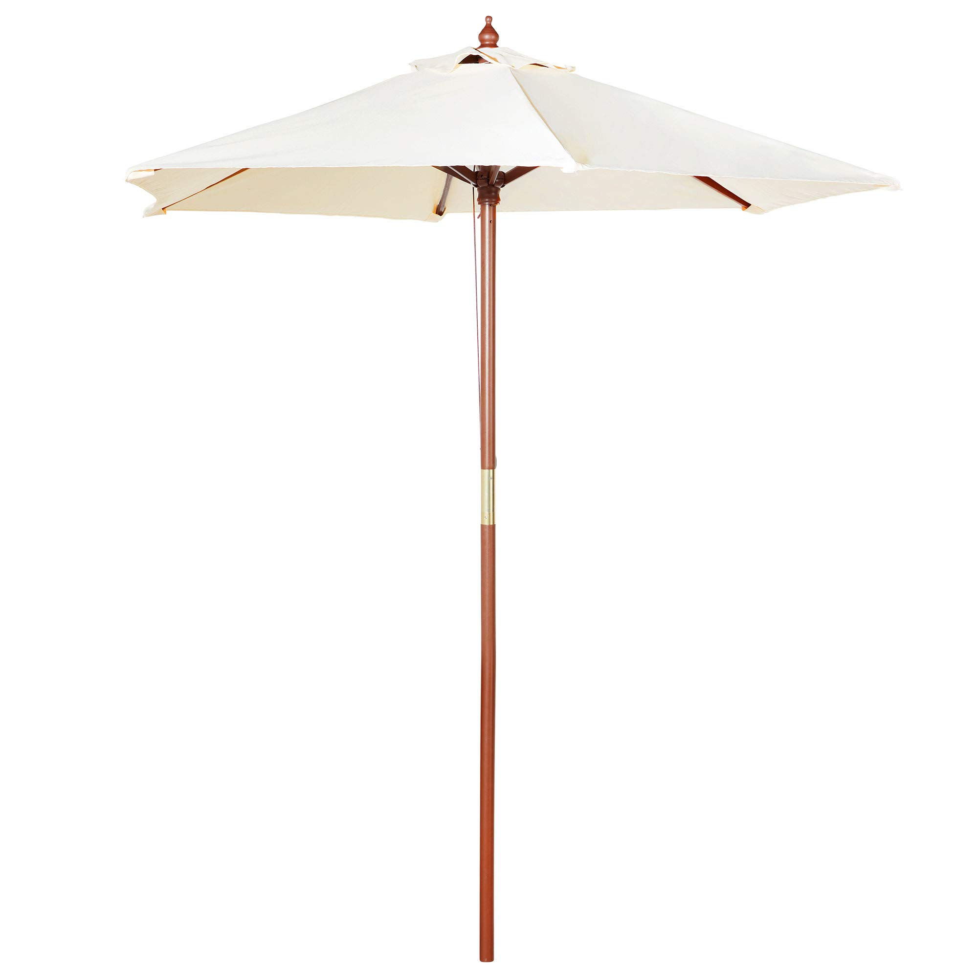 VonHaus ombrellone legno esterno 2 m da giardino