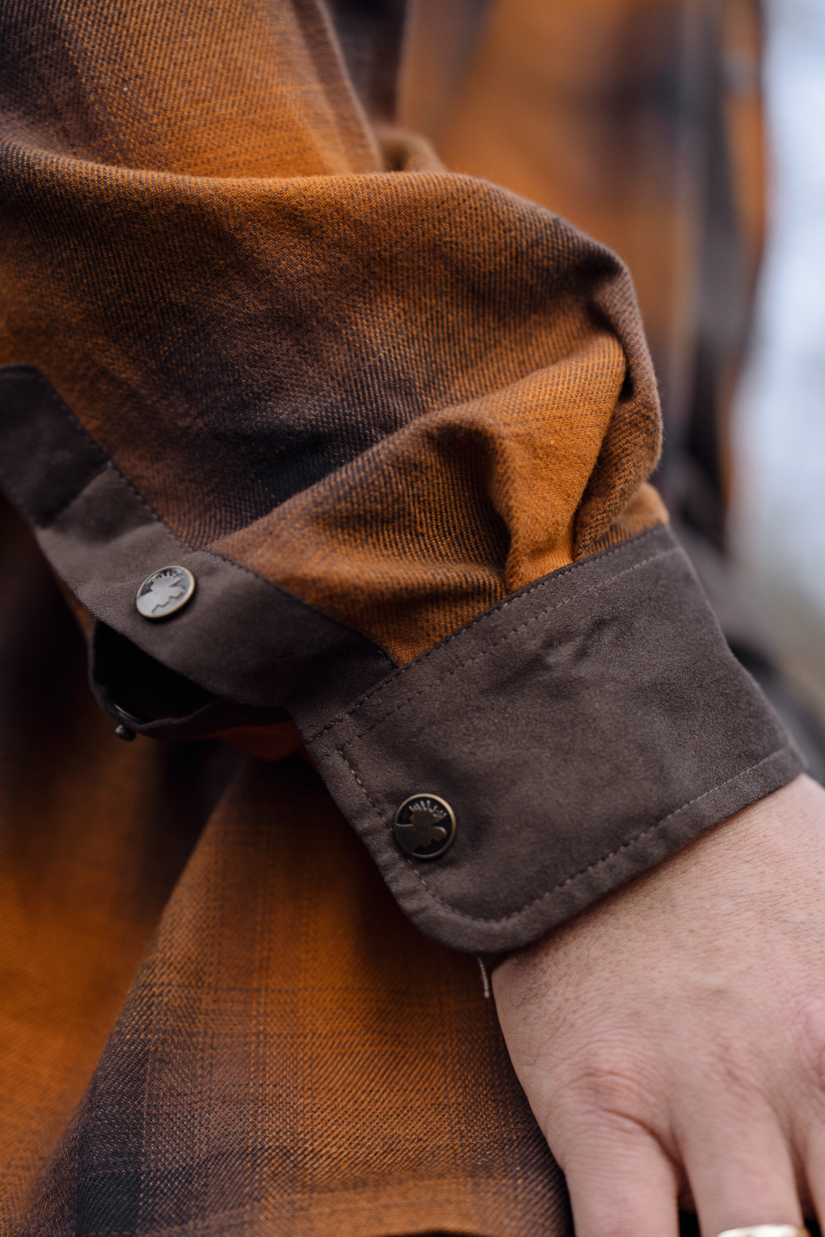 Härkila Folke L/S camicia caccia Maple Check