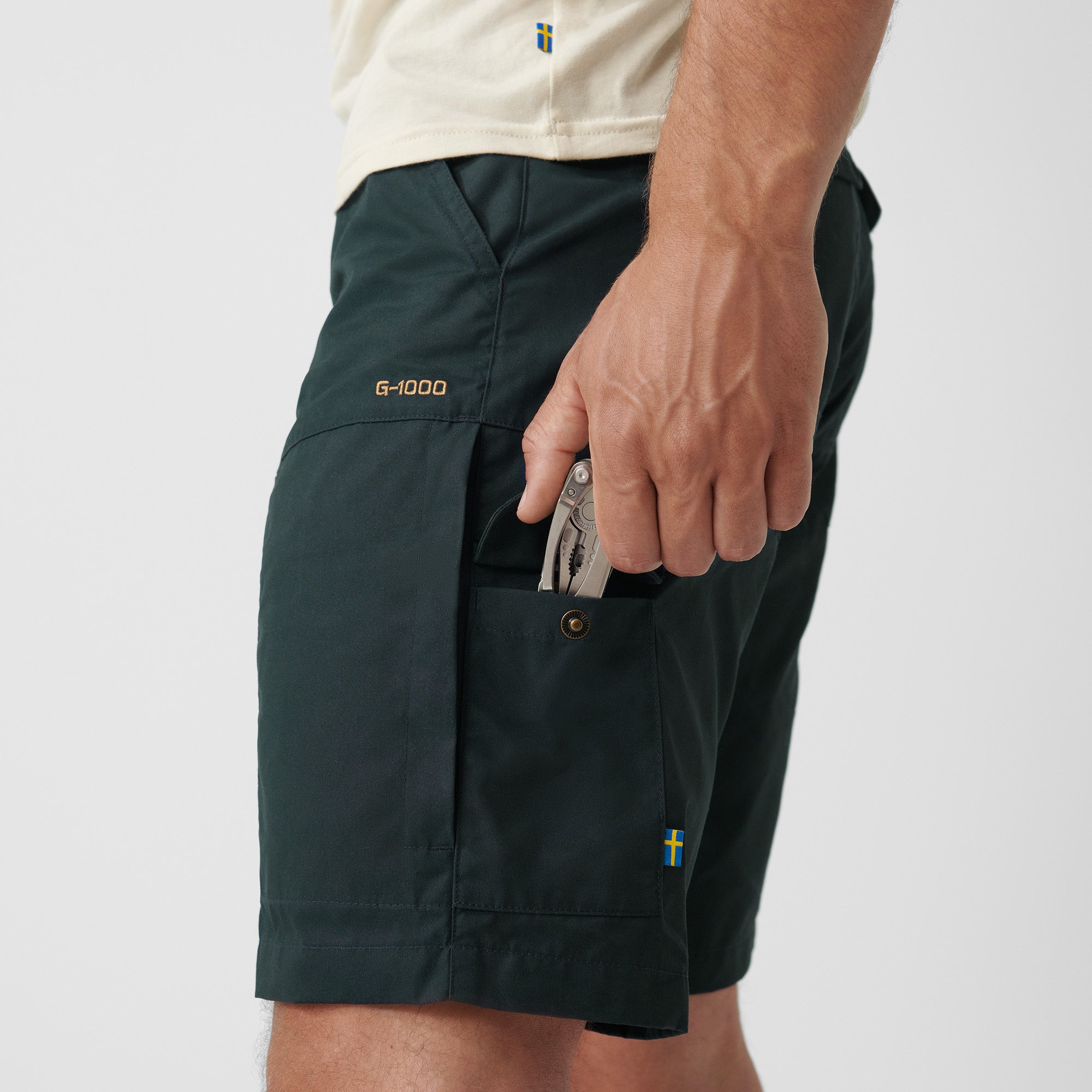 Fjällräven Karl Pro shorts uomo Dark Gray G-1000