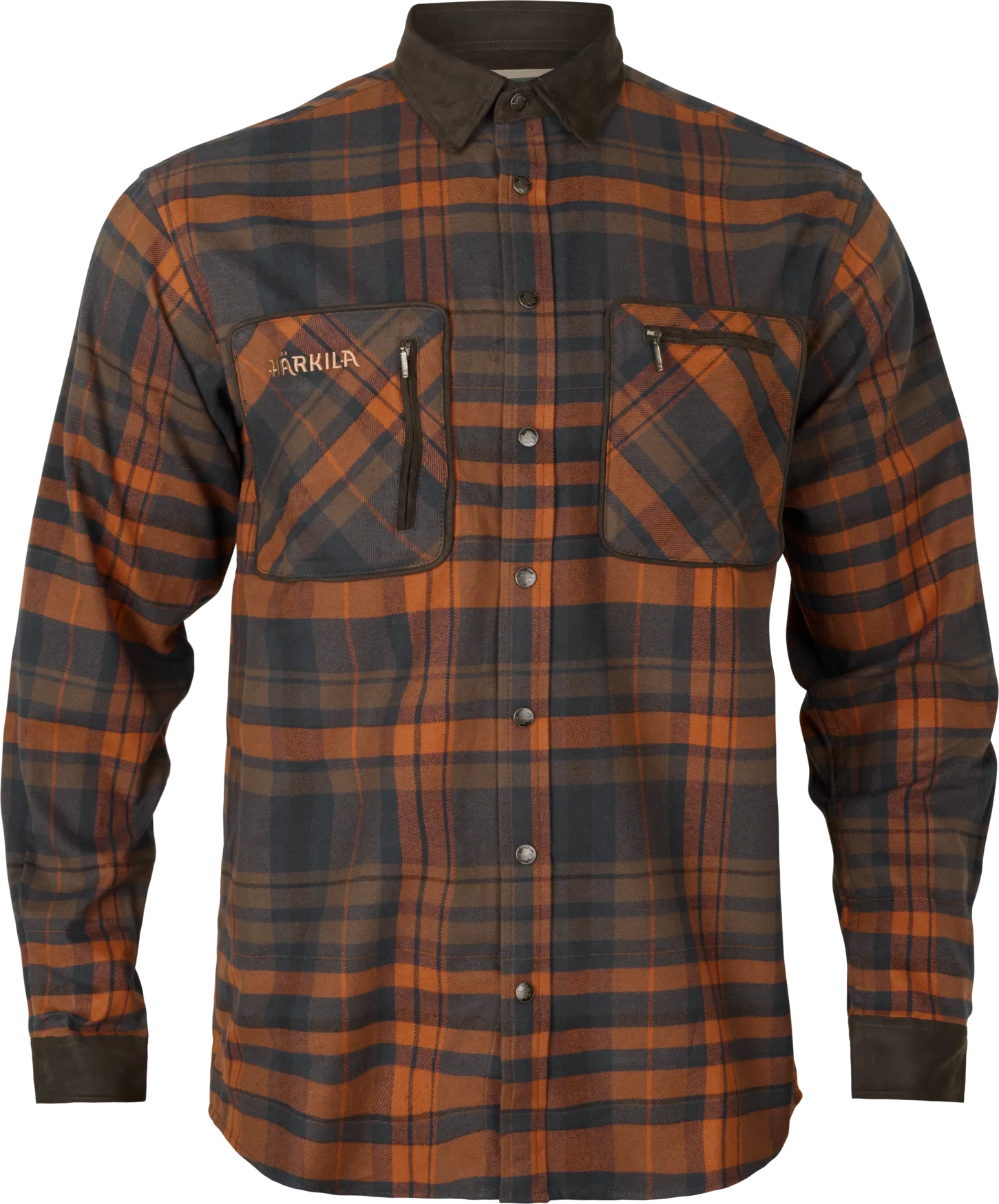 Pajala Bombay Brown camicia flanella uomo a quadri taglia M