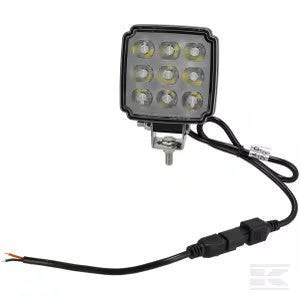 Faretto lavoro LED 27W 3420 lumen quadrato bianco 10-30V