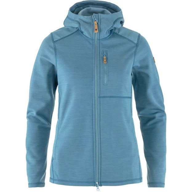Fjällräven Keb felpa pile donna dawn blue
