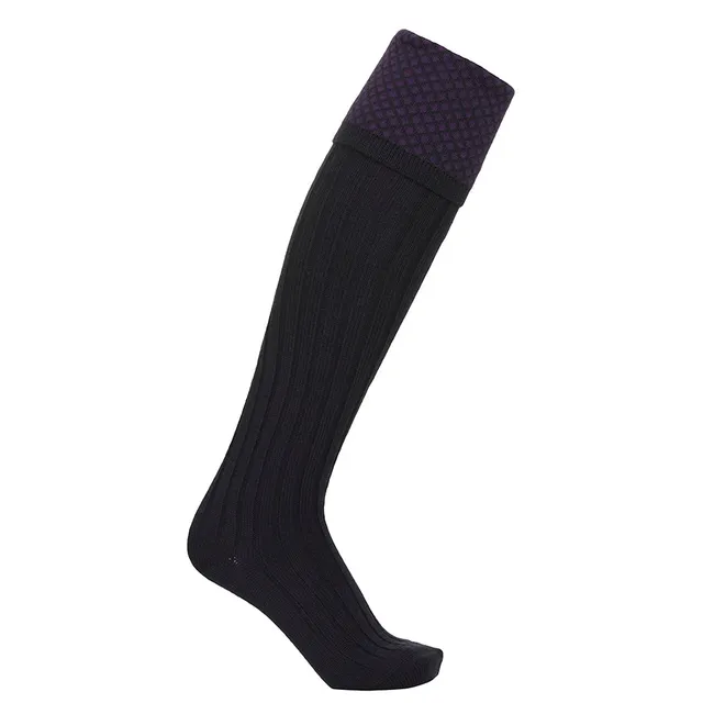 Laksen Empire calze caccia merino navy 36-39