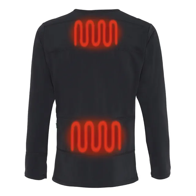 Happyhot maglia termica riscaldata 3 zone calore