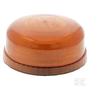 114 mm calotta gialla ricambio lampeggiante LED magnetico