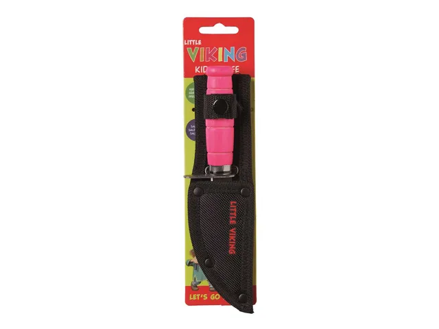 Kinetic Børnekniv Coltello Bambino Fucsia Punta Tonda