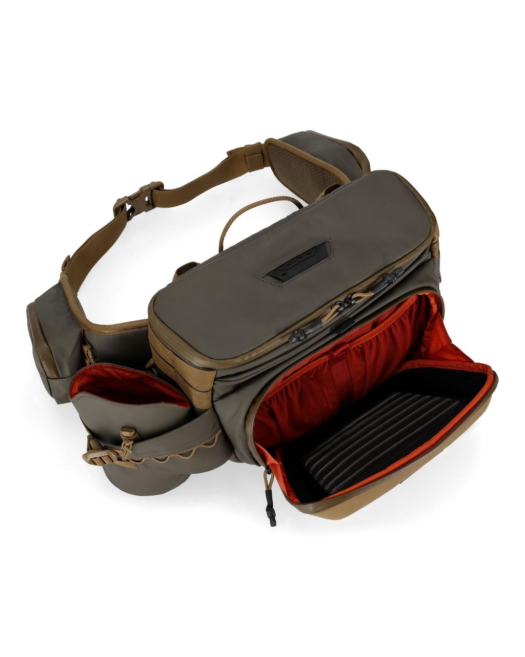 Simms Headwaters Hip Pack marsupio pesca Hickory 10 litri idrorepellente