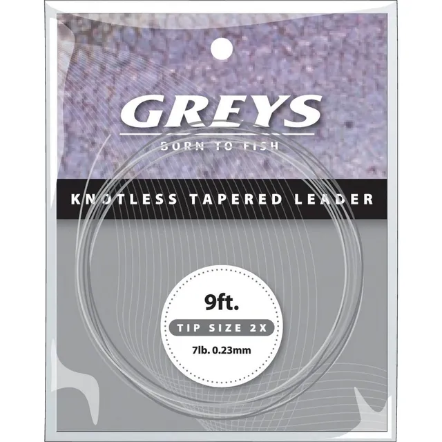 Greys Tapered Leader terminale mosca 9 ft 0,20 mm