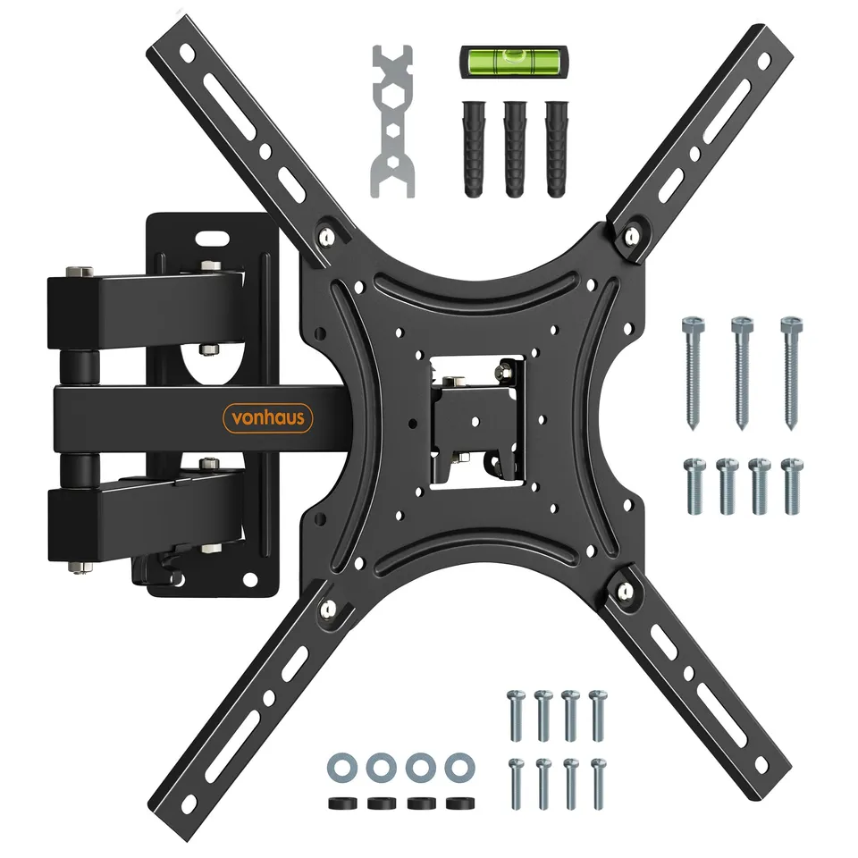 VonHaus Supporto Parete TV 23-55 Pollici 35 Kg Inclinabile