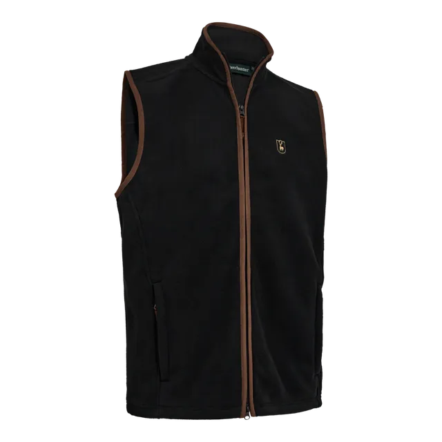 Deerhunter Cumbria gilet pile grigio antracite caldo