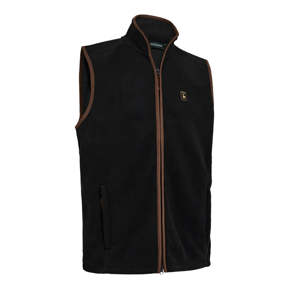 Deerhunter Cumbria gilet pile grigio antracite caldo