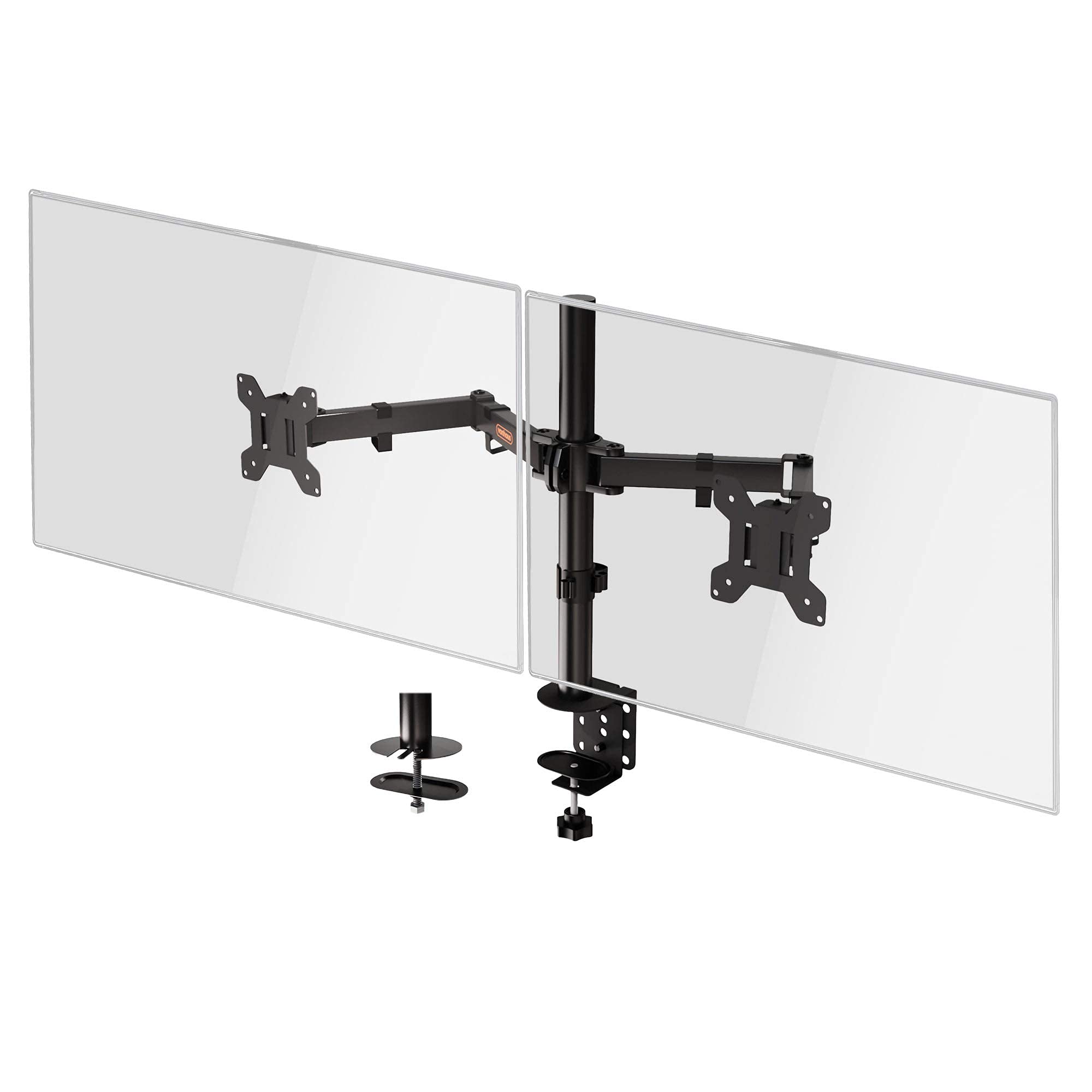 VonHaus Braccio Doppio Monitor 13-27" VESA Nero