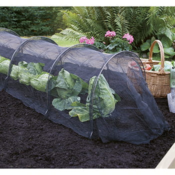 Ryom tunnel protezione orto rete nera 40x50x310 cm