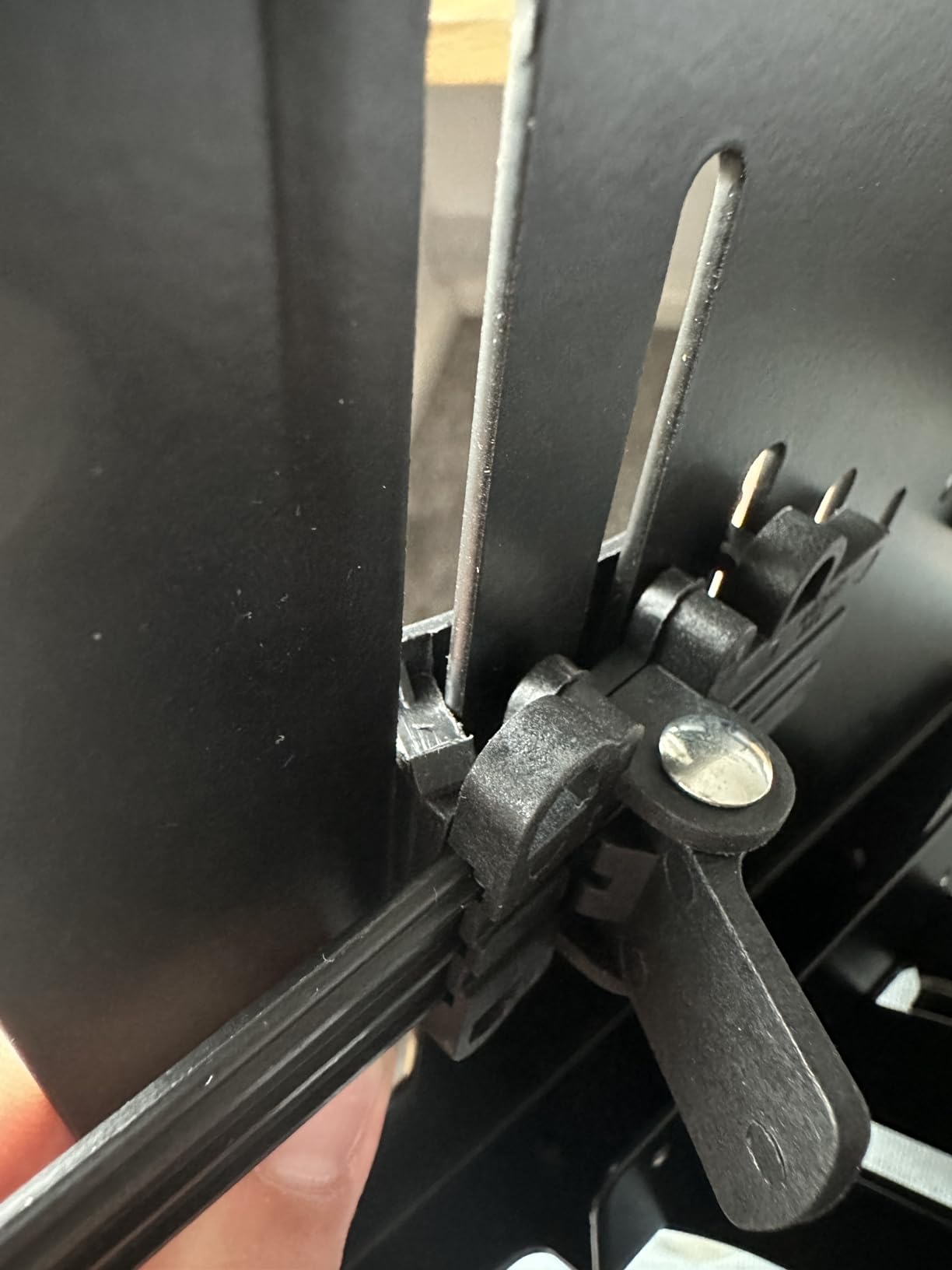 VonHaus Supporto Doppio Monitor e Laptop a Morsetto Nero