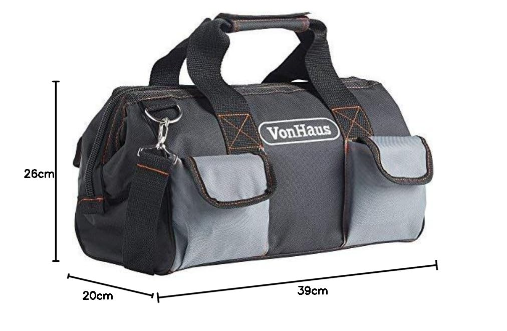 VonHaus Borsa Portautensili Poliestere 39 cm 10 kg Tracolla