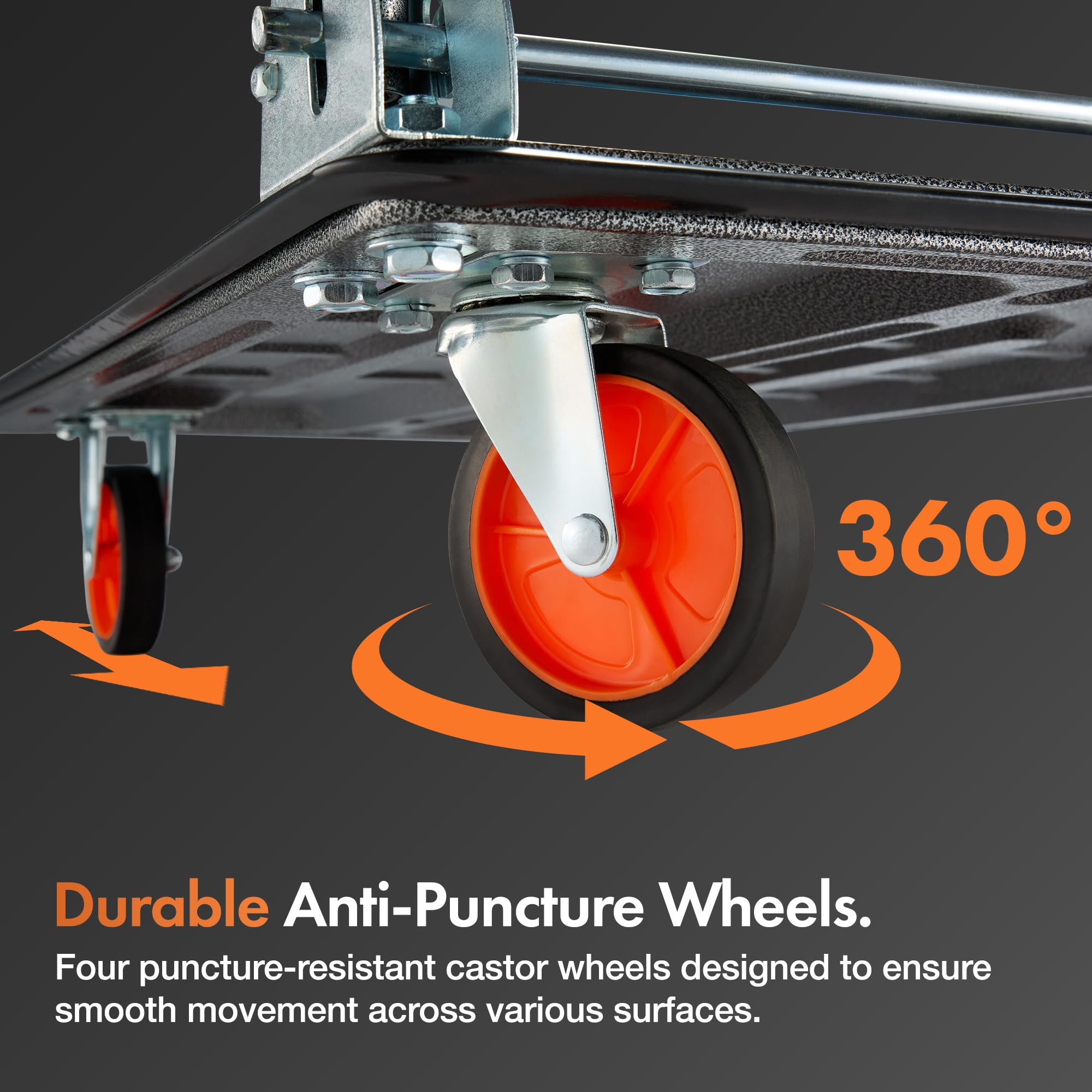 VonHaus Carrello Piattaforma 150 kg trasporto
