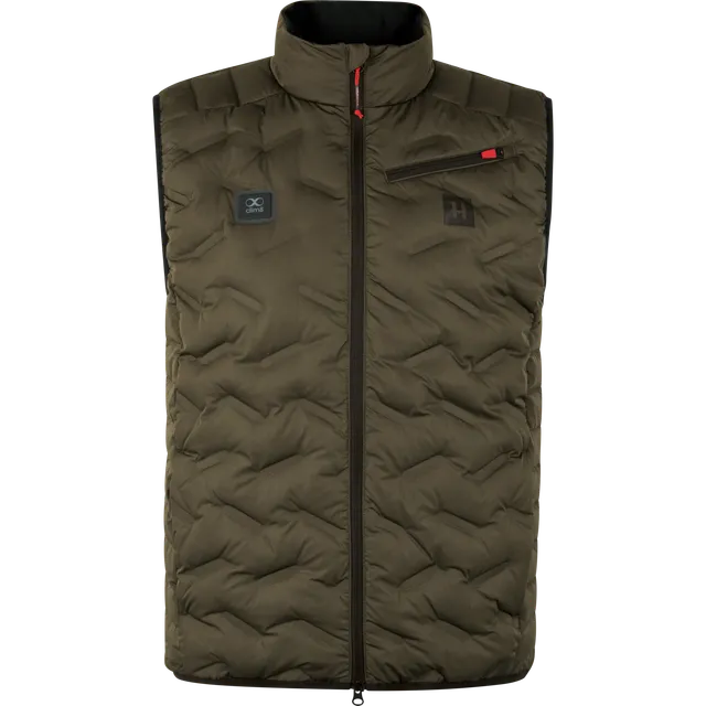 Härkila Clim8 gilet riscaldato willow green taglia L