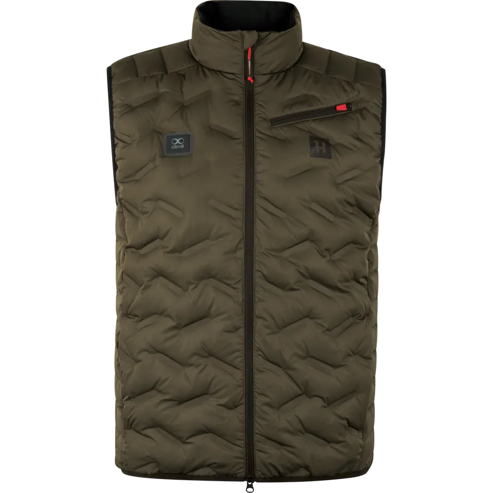 Härkila Clim8 gilet riscaldato willow green taglia L