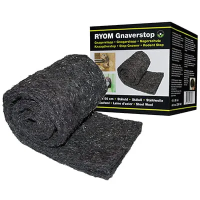 Ryom Gnaverstop lana acciaio antitopo 10x50 cm