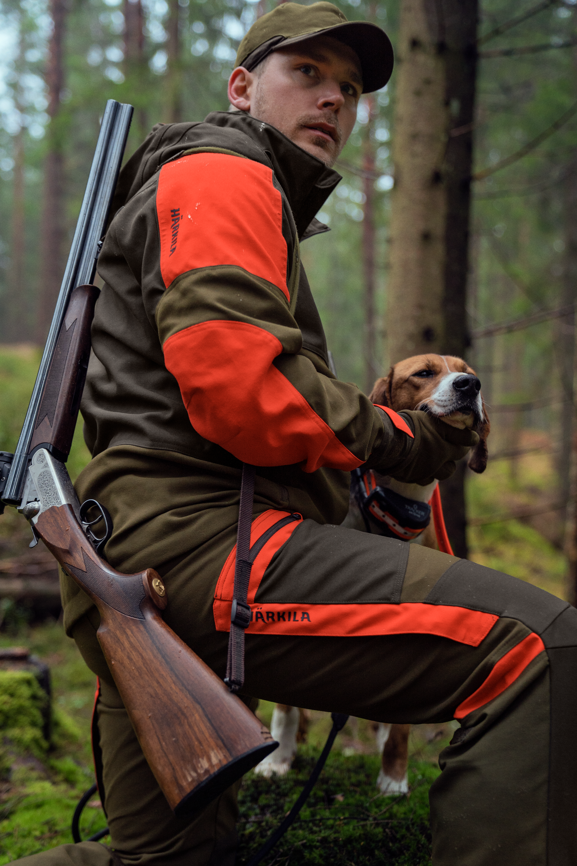 Härkila Pro Hunter Dog Keeper GTX pantaloni caccia verde arancio