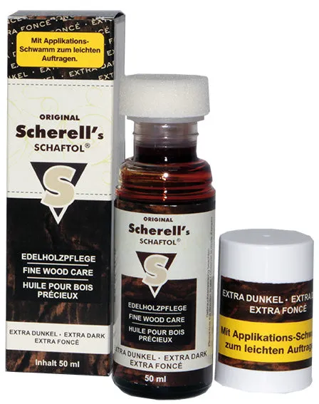 Scherell olio calcio extra scuro 50 ml per legno