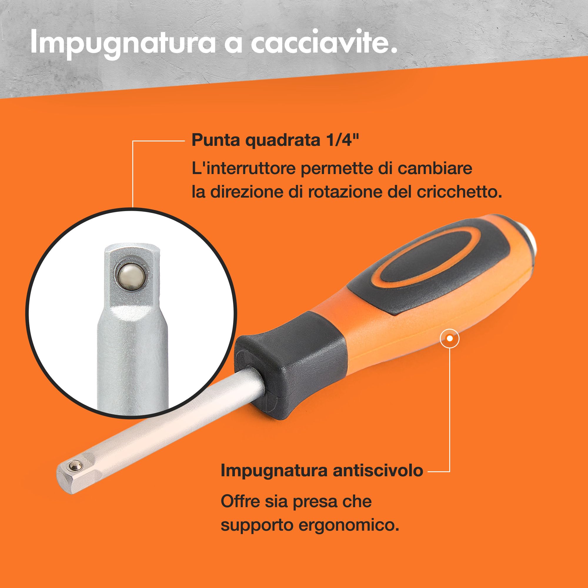 VonHaus Set Chiavi a Bussola 130 Pezzi con Cricchetto