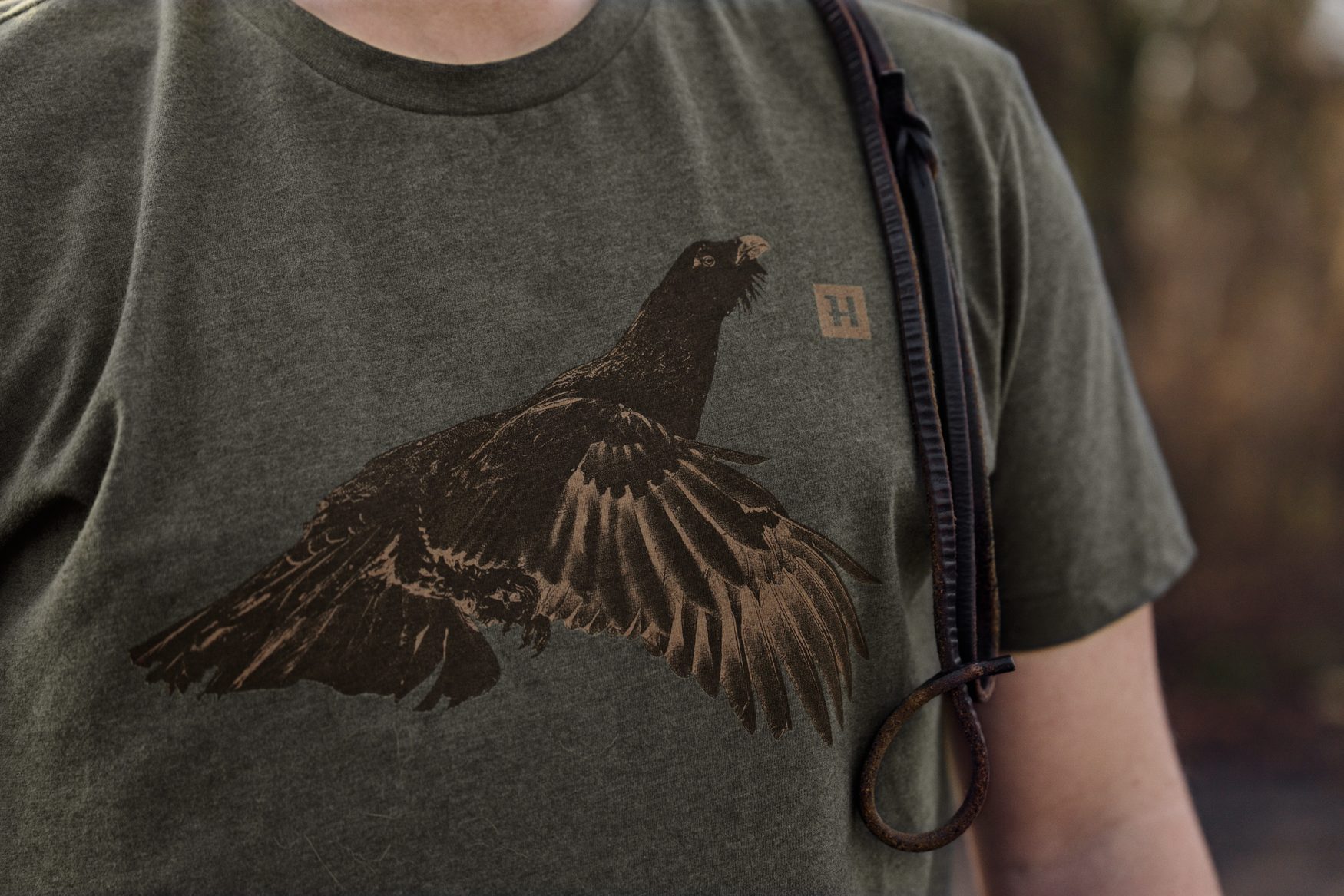 Härkila Topp S/S t-shirt cotone Forest Nightgrouse