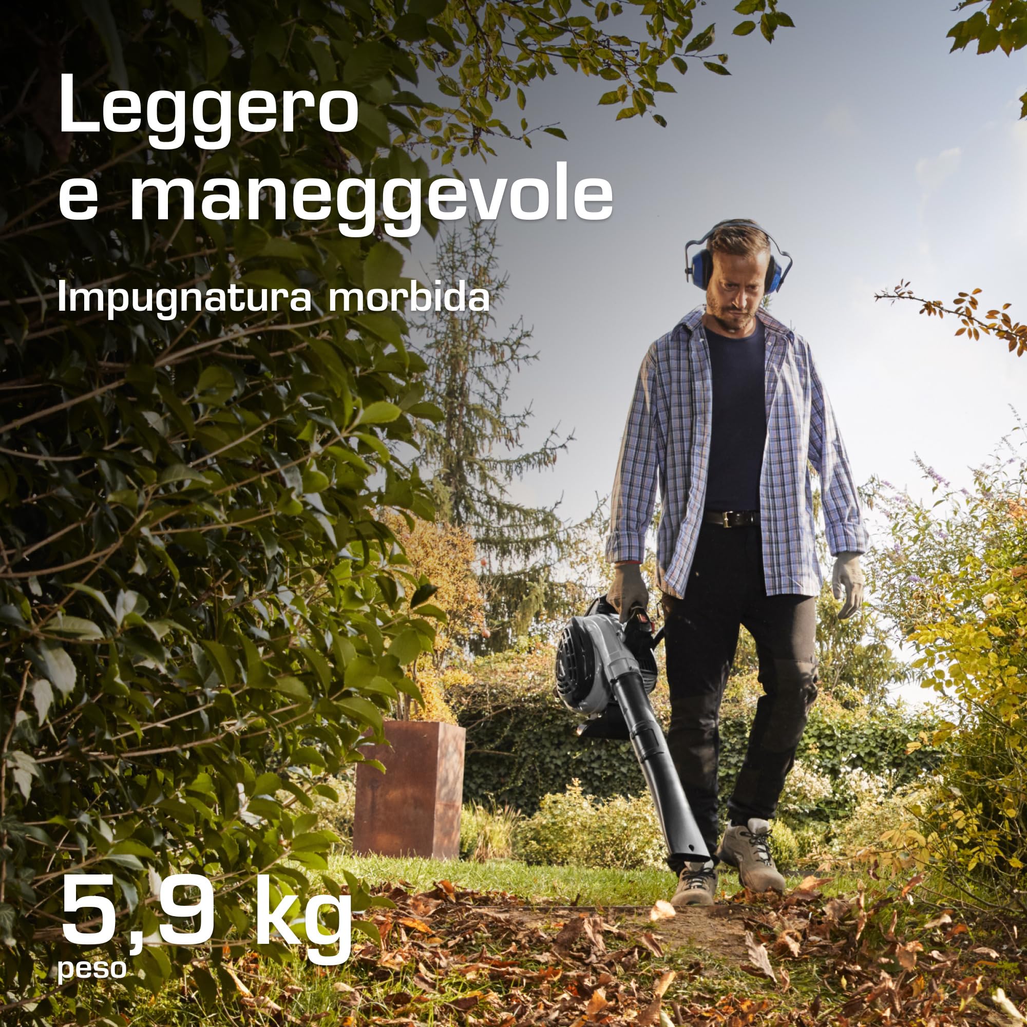Alpina ABL 27 V Soffiatore Aspiratore Scoppio 55 L