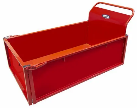 Ama TAG300 cassone sponde estensibili 300 kg rosso