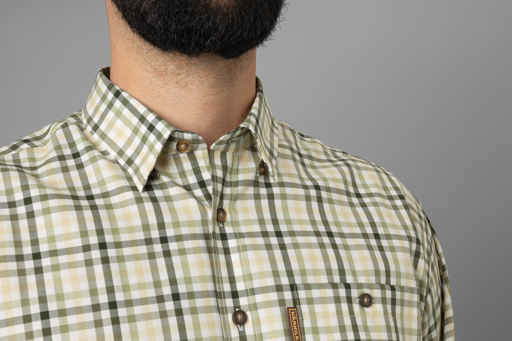 Härkila Milford camicia caccia XL beech green check