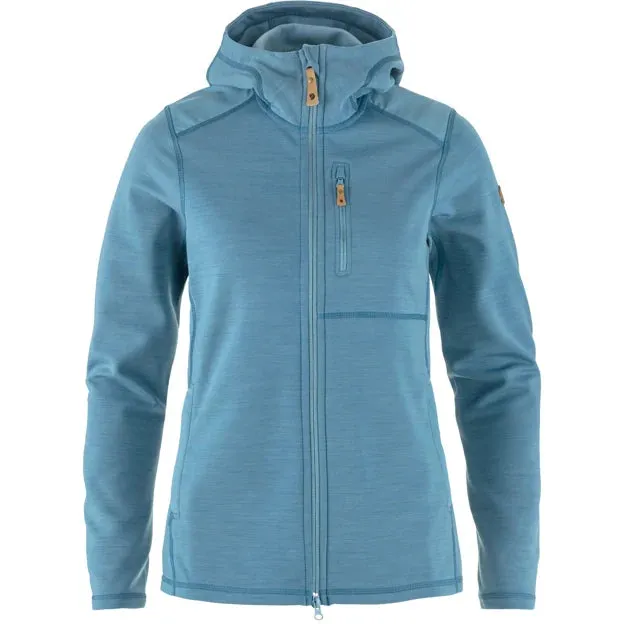 Fjällräven Keb felpa pile donna dawn blue