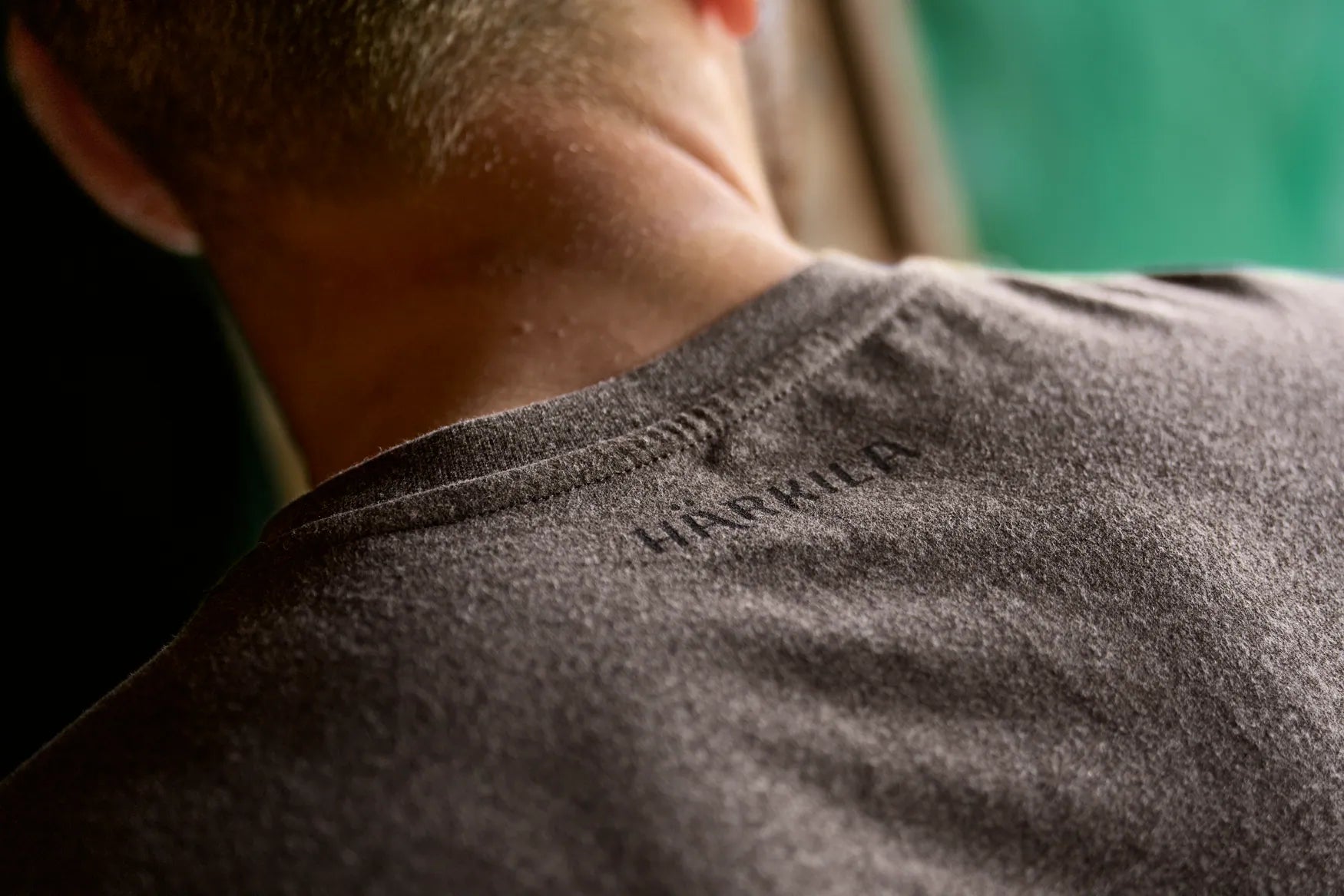 Härkila Identity t-shirt uomo Brown Melange cotone