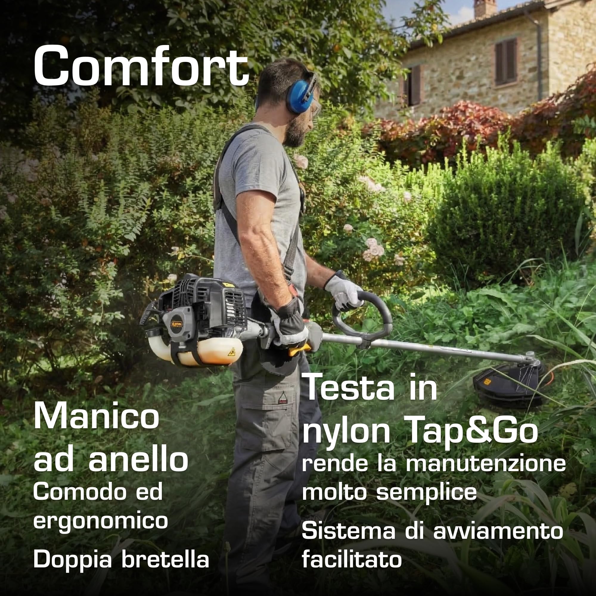Alpina ABR 42 decespugliatore a scoppio 42,7 cc Tap&Go
