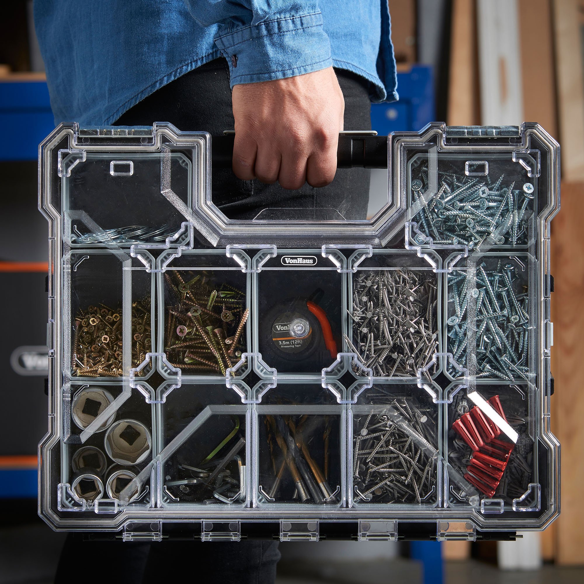 Vonhaus valigetta organizer 8 scomparti impermeabile
