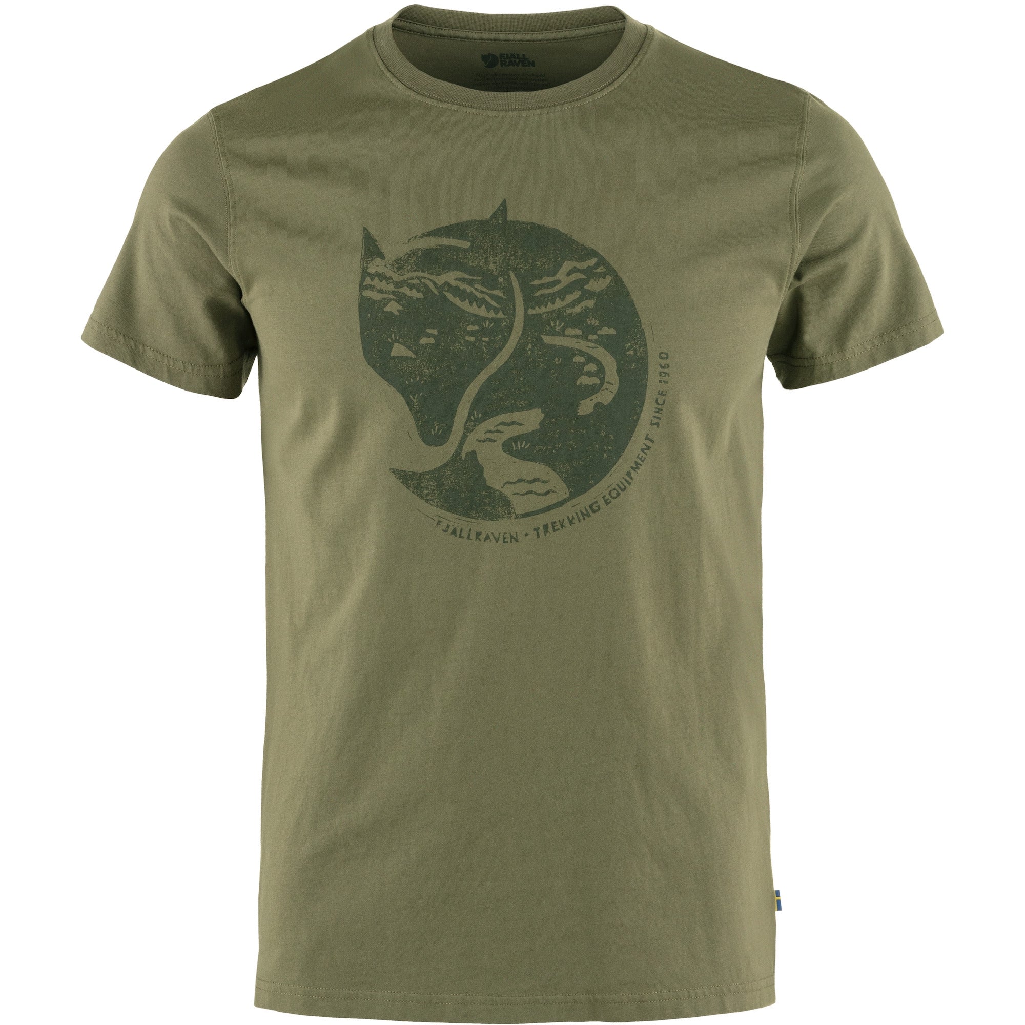 Fjällräven Arctic Fox maglietta cotone M verde