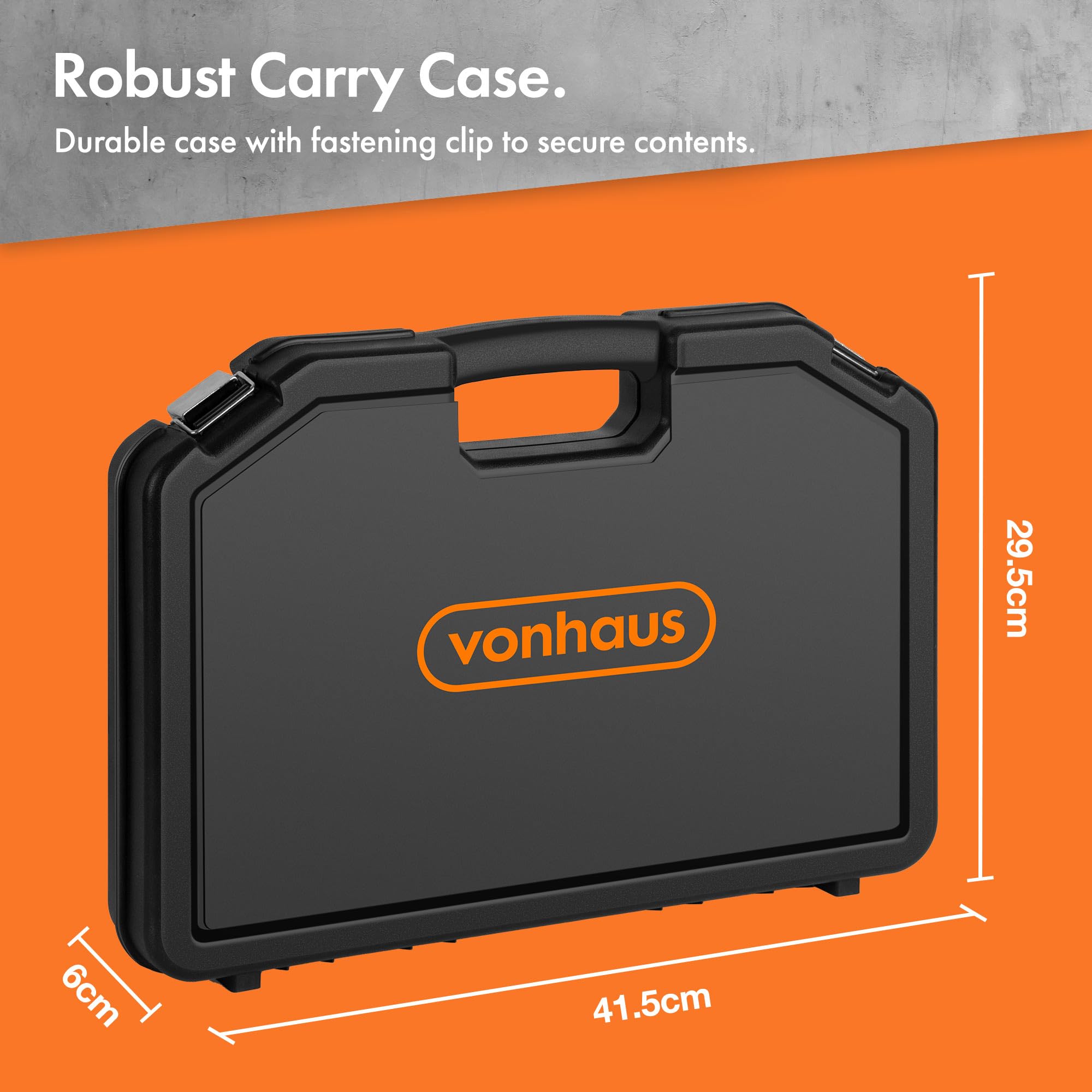 VonHaus Set Punte Trapano 246 Pezzi HSS Legno Metallo